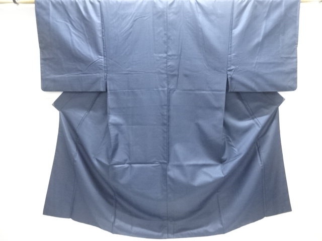 亀甲絣織り出し西陣お召男物着物(キングサイズ)